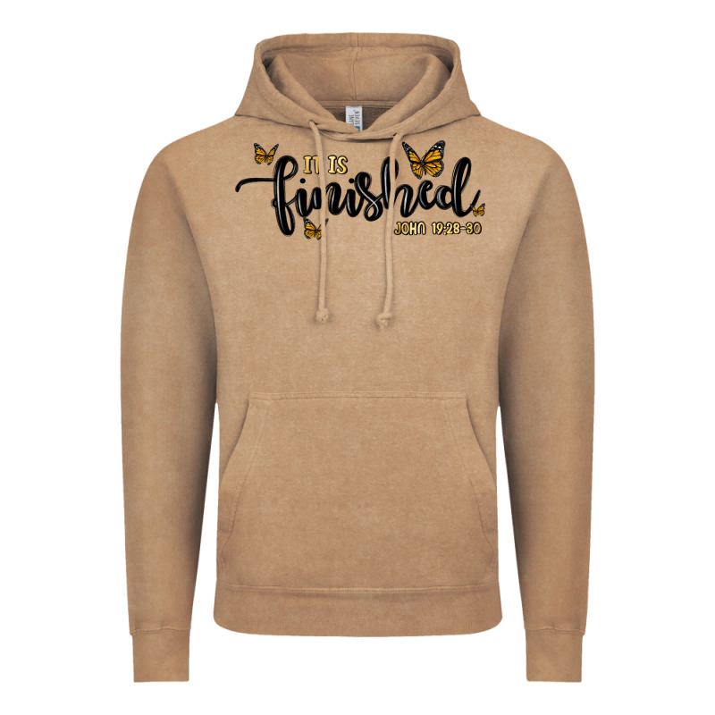 It Is Finished Vintage Hoodie by MaliasSmallBusiness | Teevron