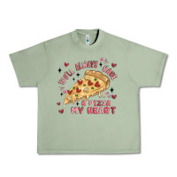 Oil Green you'll always have a pizza my heart Urban Heavy Tee - MaliasSmallBusiness