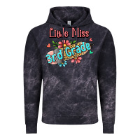Cloud Black little miss third grade Vintage Hoodie - Jasminsmagicworld