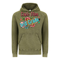 Vintage Olive little miss third grade Vintage Hoodie - Jasminsmagicworld