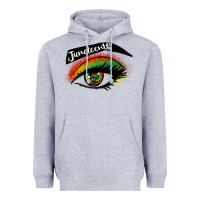 Heather Grey juneteenth eyelash cowgirl Heavyweight Hoodie - CowGirlArtShop