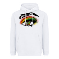 White juneteenth eyelash cowgirl Heavyweight Hoodie - CowGirlArtShop