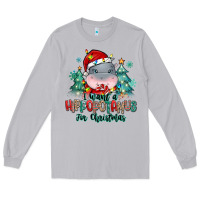 Moon Dust i want a hippopotamus for christmas Long Sleeve Tee - MaliasSmallBusiness