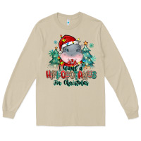 Mushroom i want a hippopotamus for christmas Long Sleeve Tee - MaliasSmallBusiness