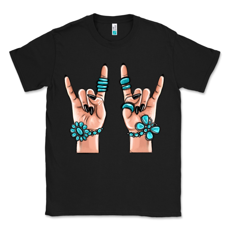 Gemstone Rock Hand Classic Tee by MaliasSmallBusiness | Teevron