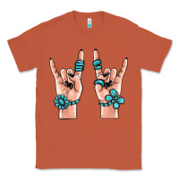 Copper gemstone rock hand Classic Tee - MaliasSmallBusiness