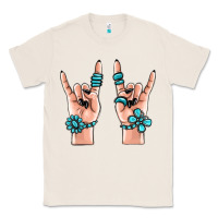 Natural gemstone rock hand Classic Tee - MaliasSmallBusiness