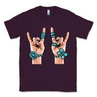 Plum gemstone rock hand Classic Tee - MaliasSmallBusiness