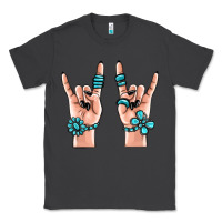 Smoke gemstone rock hand Classic Tee - MaliasSmallBusiness