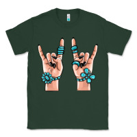 Sports Green gemstone rock hand Classic Tee - MaliasSmallBusiness