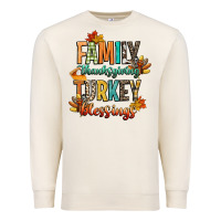 Sandshell family thanksgiving turkey blessing Premium Sweatshirt - CowGirlArtShop