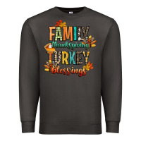 Smoke family thanksgiving turkey blessing Premium Sweatshirt - CowGirlArtShop