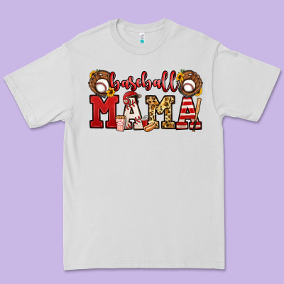 Baseball Mama Premium Tee Designed By Jasminsmagicworld