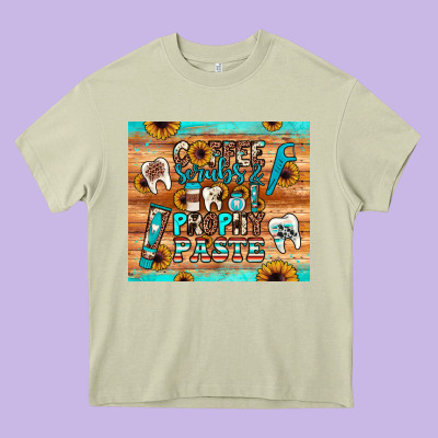Coffee Scrubs And Prophy Paste Heavy Core Tee Designed By Jahusdesignshop