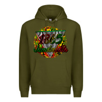 Army Green 1865 juneteenth Premium Hoodie - CowGirlArtShop