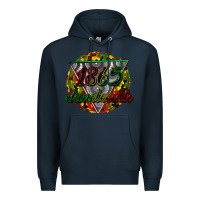Navy 1865 juneteenth Premium Hoodie - CowGirlArtShop