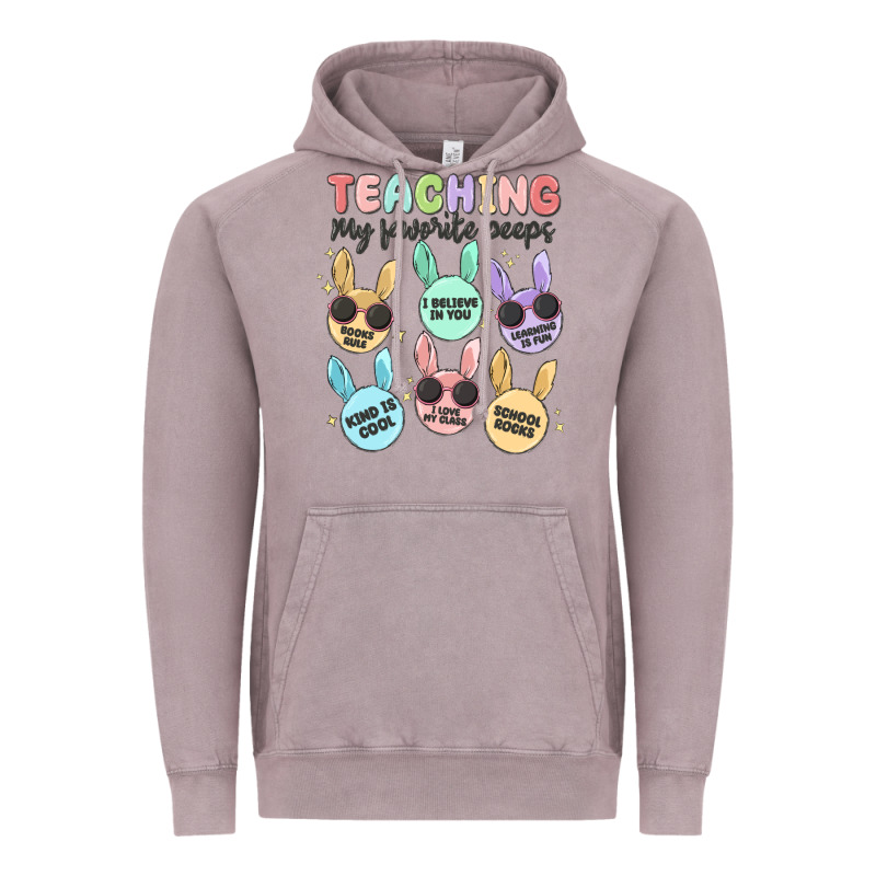 Teahing My Favorite Peeps Malia Vintage Hoodie by MaliasSmallBusiness | Teevron