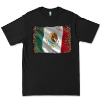 Black mexico flag black glitter leopard Premium Tee - AdoDesignShop