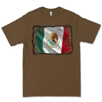 Cacao mexico flag black glitter leopard Premium Tee - AdoDesignShop