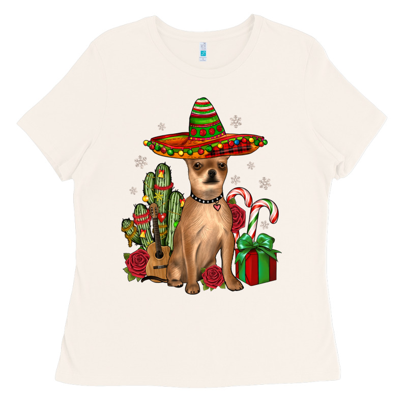 Chihuahua Christmas Ladies Tee by JahusDesignShop | Teevron