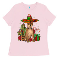 Bubblegum Pink Chihuahua Christmas Ladies Tee - JahusDesignShop