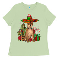 Matcha Chihuahua Christmas Ladies Tee - JahusDesignShop