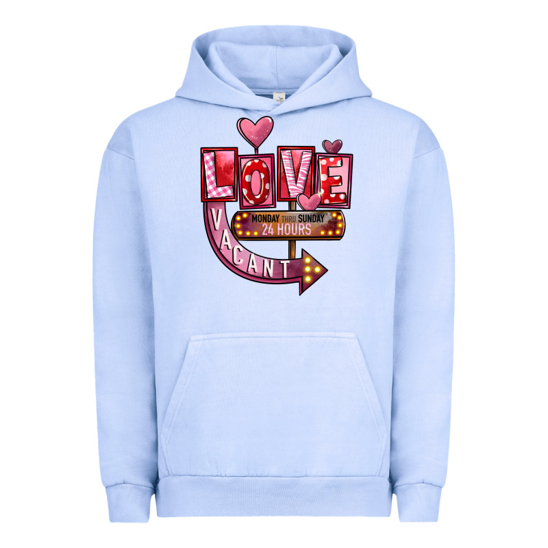 Valentines Day Love Vacant Urban Hoodie by FaDigitalArtStudio | Teevron