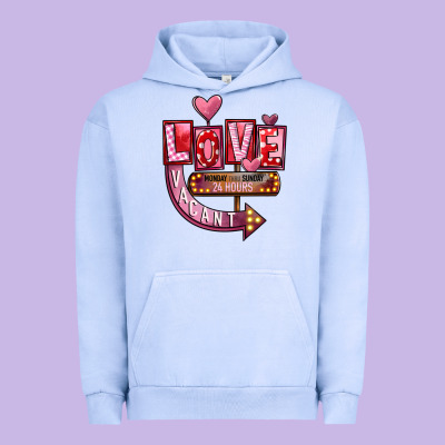 Valentines Day Love Vacant Urban Hoodie Designed By Fadigitalartstudio
