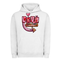 Pigment Lunar Rock Valentines Day Love Vacant Urban Hoodie - FaDigitalArtStudio