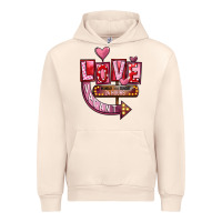 Sandshell Valentines Day Love Vacant Urban Hoodie - FaDigitalArtStudio