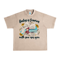 French Oak reading is dreaming with your eyes open Urban Heavy Tee - MaliasSmallBusiness