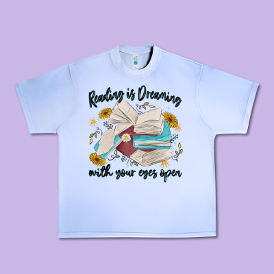 Reading Is Dreaming With Your Eyes Open Urban Heavy Tee Designed By Maliassmallbusiness