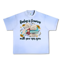 Grape Ice reading is dreaming with your eyes open Urban Heavy Tee - MaliasSmallBusiness