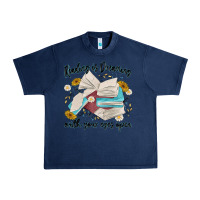 Navy reading is dreaming with your eyes open Urban Heavy Tee - MaliasSmallBusiness