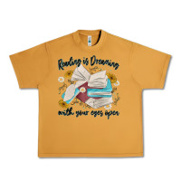 Peanut Butter reading is dreaming with your eyes open Urban Heavy Tee - MaliasSmallBusiness