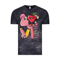Cloud Black love teacher Vintage Tee - MaliasSmallBusiness