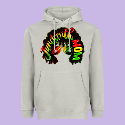 Juneteenth Mom Heavyweight Hoodie Designed By Cowgirlartshop