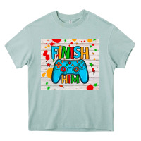 Arona finish him Heavy Core Tee - JahusDesignShop