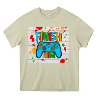 Mossy finish him Heavy Core Tee - JahusDesignShop