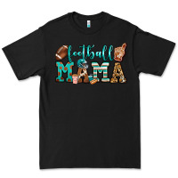 Black American football mama Premium Tee - Jasminsmagicworld