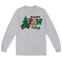 Happy Pawlidays Christmas Pets Long Sleeve Tee | Teevron