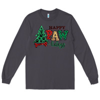 Smoke happy pawlidays christmas pets Long Sleeve Tee - MaliasSmallBusiness