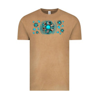 Vintage Camel turquoise gemstone sunflower Vintage Tee - JahusDesignShop