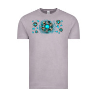 Vintage Zinc turquoise gemstone sunflower Vintage Tee - JahusDesignShop