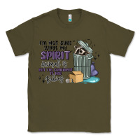 Army Green spirit animal raccoon Classic Tee - MaliasSmallBusiness