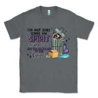 Charcoal Heather spirit animal raccoon Classic Tee - MaliasSmallBusiness