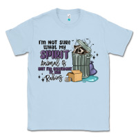 Dusty Blue spirit animal raccoon Classic Tee - MaliasSmallBusiness