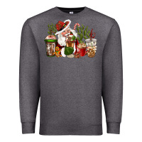 Charcoal Heather western santa cowboy coffe cups christmas Premium Sweatshirt - CowGirlArtShop