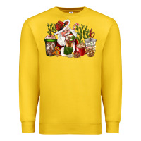Lemon western santa cowboy coffe cups christmas Premium Sweatshirt - CowGirlArtShop