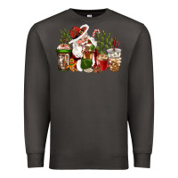 Smoke western santa cowboy coffe cups christmas Premium Sweatshirt - CowGirlArtShop